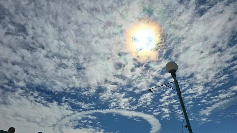 Así lució el cielo de Puebla